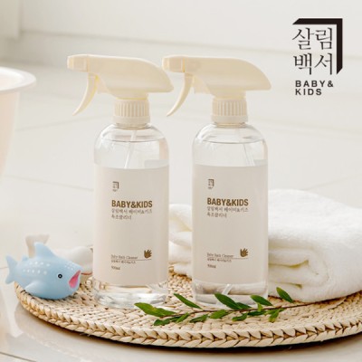 [실온] 살림백서 베이비&키즈 아기 욕조클리너 세정제 500ml 2개