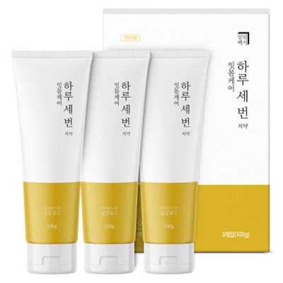 [실온] 살림백서 하루세번 잇몸케어 치약 프로폴리스향 3p, 300g, 1개