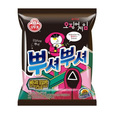 [부자게임] 뿌셔뿌셔 버터오징어맛, 90g, 1개