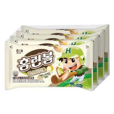 [실온] 해태제과 홈런볼 피스타치오 과자 43g*4p, 172g, 1개