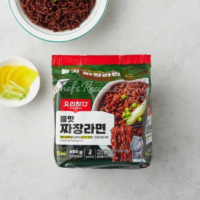 [실온]요리하다 불맛짜장라면 4개입