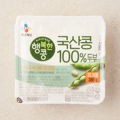 [저온]CJ 행복한콩 국산두부 찌개 380g