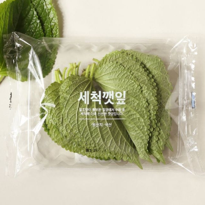 [저온] 국산 세척 깻잎(봉)