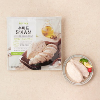 피코크 수비드닭가슴살 오리지널 520g (130g*4입)