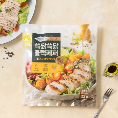 삼립 닭가슴살 슬라이스 블랙페퍼 400g