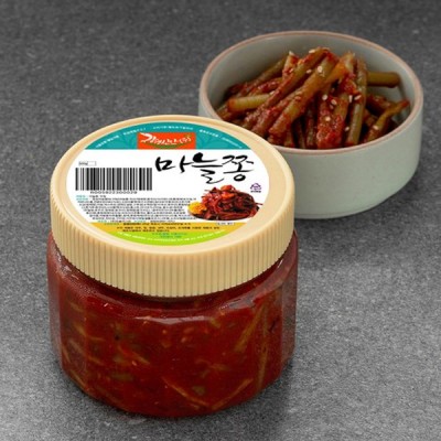 [저온]강경신안 마늘쫑무침, 500g, 1개