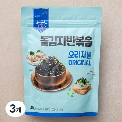 [실온]김이가 돌김자반볶음 오리지널, 40g, 3개