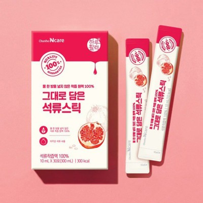 [실온] 천호엔케어 그대로 담은 석류스틱 30p, 300ml, 1개