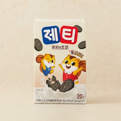 [실온] [제티] 쿠키앤쵸코 340g (17g20입)