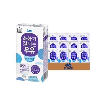 [저온] 매일유업 소화가잘되는우유 오리지널, 190ml, 12개