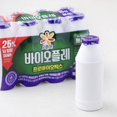 [저온] 요플레 바이오플레 포도 130ml, 8개입