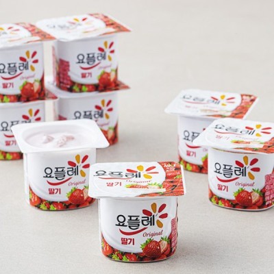 [저온] 요플레 오리지널 딸기, 85g, 8개