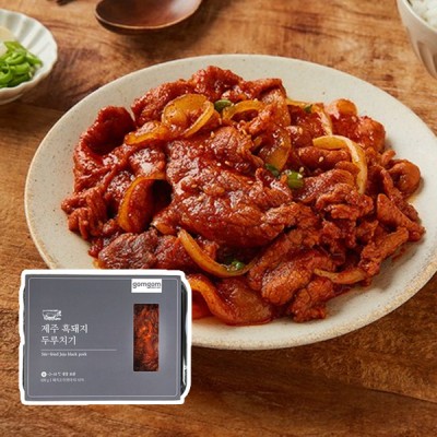 [냉장] 제주 흑돼지 두루치기 (냉장), 600g, 1개