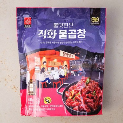 [냉장] 도드람한돈 불맛한판 직화 불곱창 2ea, 600g, 1개