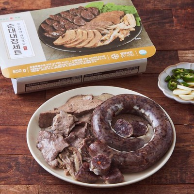 [냉장] 장충동왕족발 순대내장세트 550g, 1세트