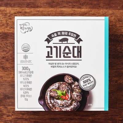 [냉장] 려강 고기순대, 300g, 1개