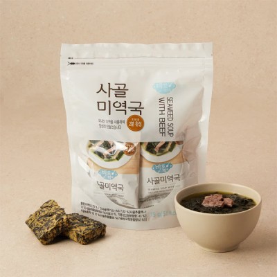 [냉장] 바로먹쿡 사골 미역국 75g (15g*5)