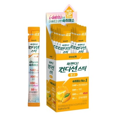 [실온] 컨디션 스틱 숙취해소제 망고맛 10p, 180g, 1개