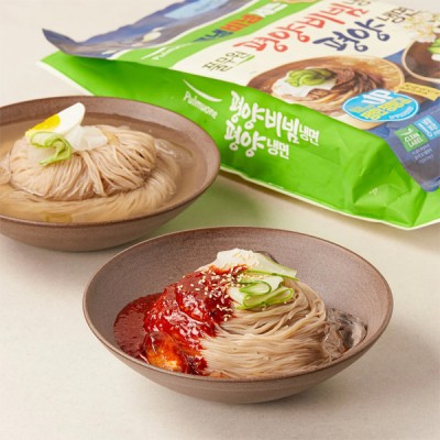 [저온] 풀무원_평양냉면 물2인+비빔2기획(1,266g)