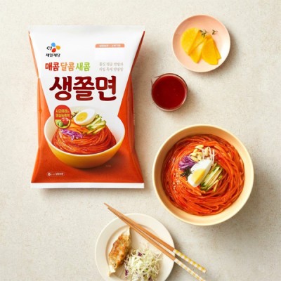 [저온] CJ 매콤달콤새콤 생쫄면 4인(908g)
