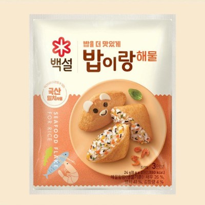 [저온] 백설 밥이랑 해물, 24g, 1개