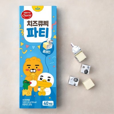 [저온] 치즈큐빅 파티 플레인 5.8g*40