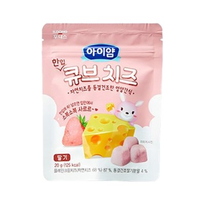 [저온] [일동후디스] 아이얌 큐브치즈 딸기 20g