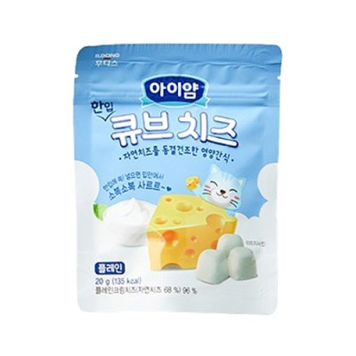 [저온] [일동후디스] 아이얌 큐브치즈 플레인 20g