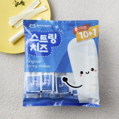 [저온] 밀크치즈랜드 스트링치즈 18g*11개