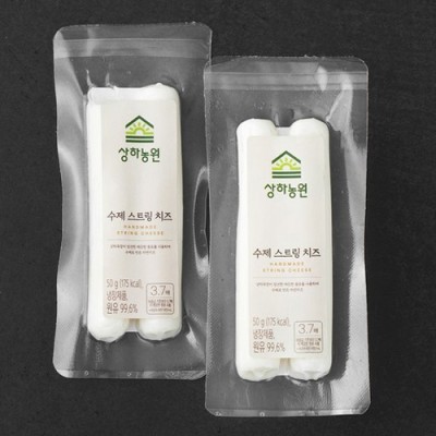 [저온] 상하농원 수제 스트링 치즈 50g * 2개