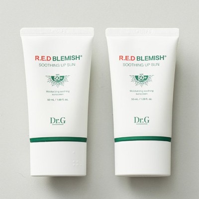 [저온] 닥터지 레드 블레미쉬 수딩 업 선크림 SPF50+ PA++++, 35ml, 2개