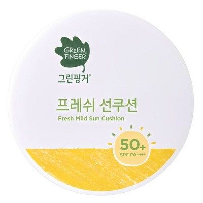 [저온] 그린핑거 프레쉬 마일드 유아 선쿠션 SPF50+ PA++++, 12g, 1개