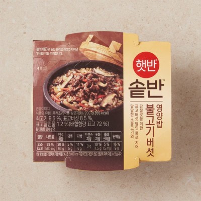 [실온] CJ 햇반 솥반 불고기버섯영양밥 200g