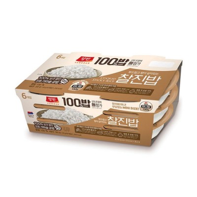 [실온] 양반 동원 양반 100밥 찰진밥 130g, 6개