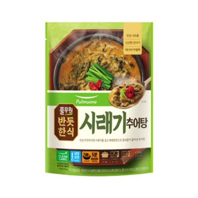[저온] 풀무원 반듯한식 시래기 추어탕 450g, 1개