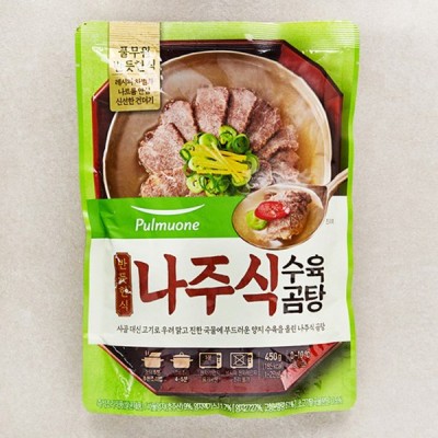 [저온] 풀무원 반듯한식 나주식 수육곰탕 , 450g, 1개