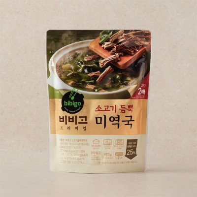 [저온] 비비고 소고기듬뿍 미역국 460G