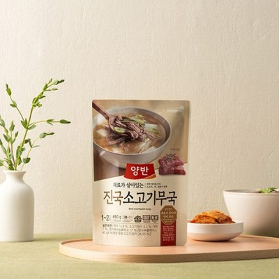 [저온] 동원 양반 진국 소고기무국, 460g, 1개