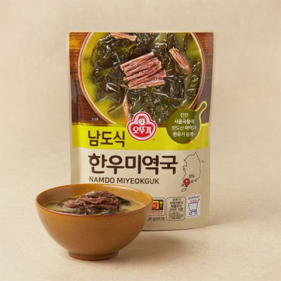 [저온] 오뚜기 남도식 한우미역국500G