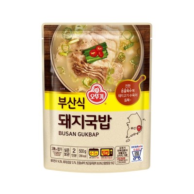 [저온] 오뚜기 부산식 돼지국밥 500g, 1개