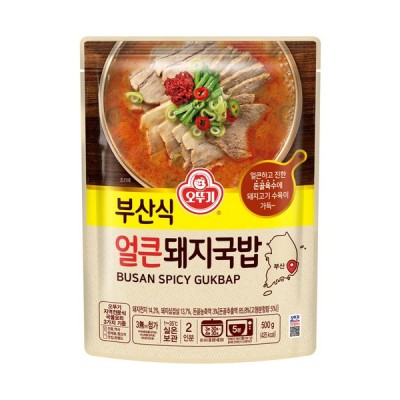 [저온] 오뚜기 부산식 얼큰 돼지국밥 500g, 1개