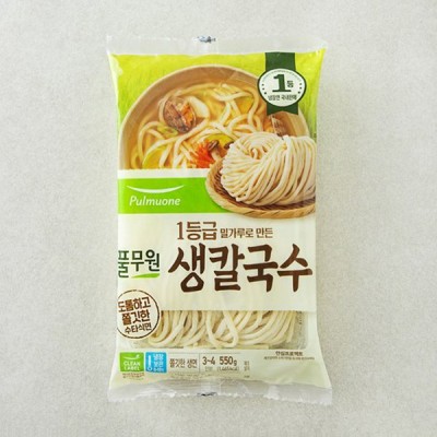 [저온] 풀무원 생칼국수 4인분 550g, 1개