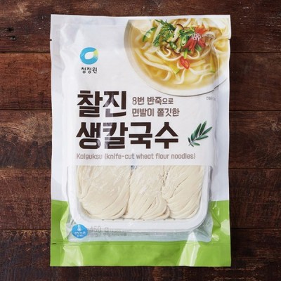 [저온] 청정원 찰진 생칼국수 450g, 1개