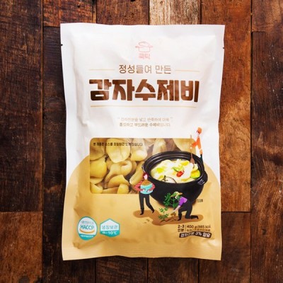 [저온] 쿡탁 감자수제비 2~3인분, 400g, 1개