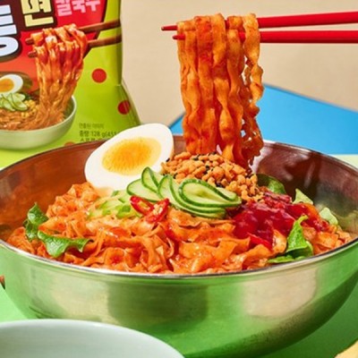 [실온] 농심 배홍동칼빔면 128g*4개