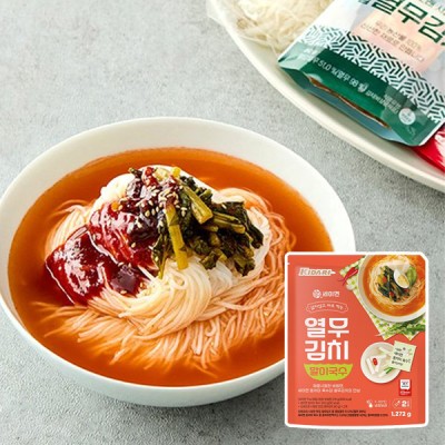 [저온] [세이면] 국산열무 김치말이 국수 (2인분)