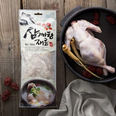 [실온] 몸에조화 삼계탕재료, 100g, 1개