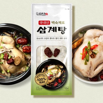 [실온] 자연초 삼계탕 백숙재료, 100g, 1개