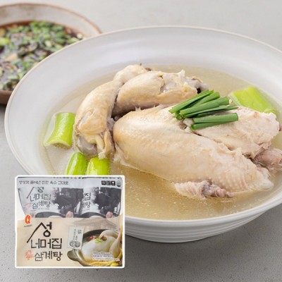 [저온] 마니커에프앤지 성너머집 삼계탕 냉장, 800g, 2개