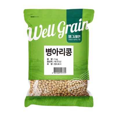 [실온] 웰그레인 병아리콩, 1kg, 1개